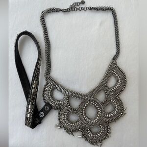 BUNDLE - Stella And Dot Statement Necklace and Bracelet